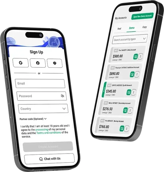 Weltrade — Visuel des produits et services du site officiel